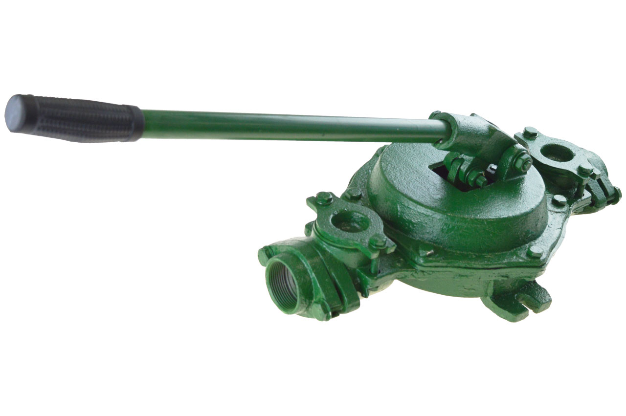 Die Handmembranpumpe aus Gusseisen ist nur zur Förderung von Klarwasser und Regenwasser geeignet.