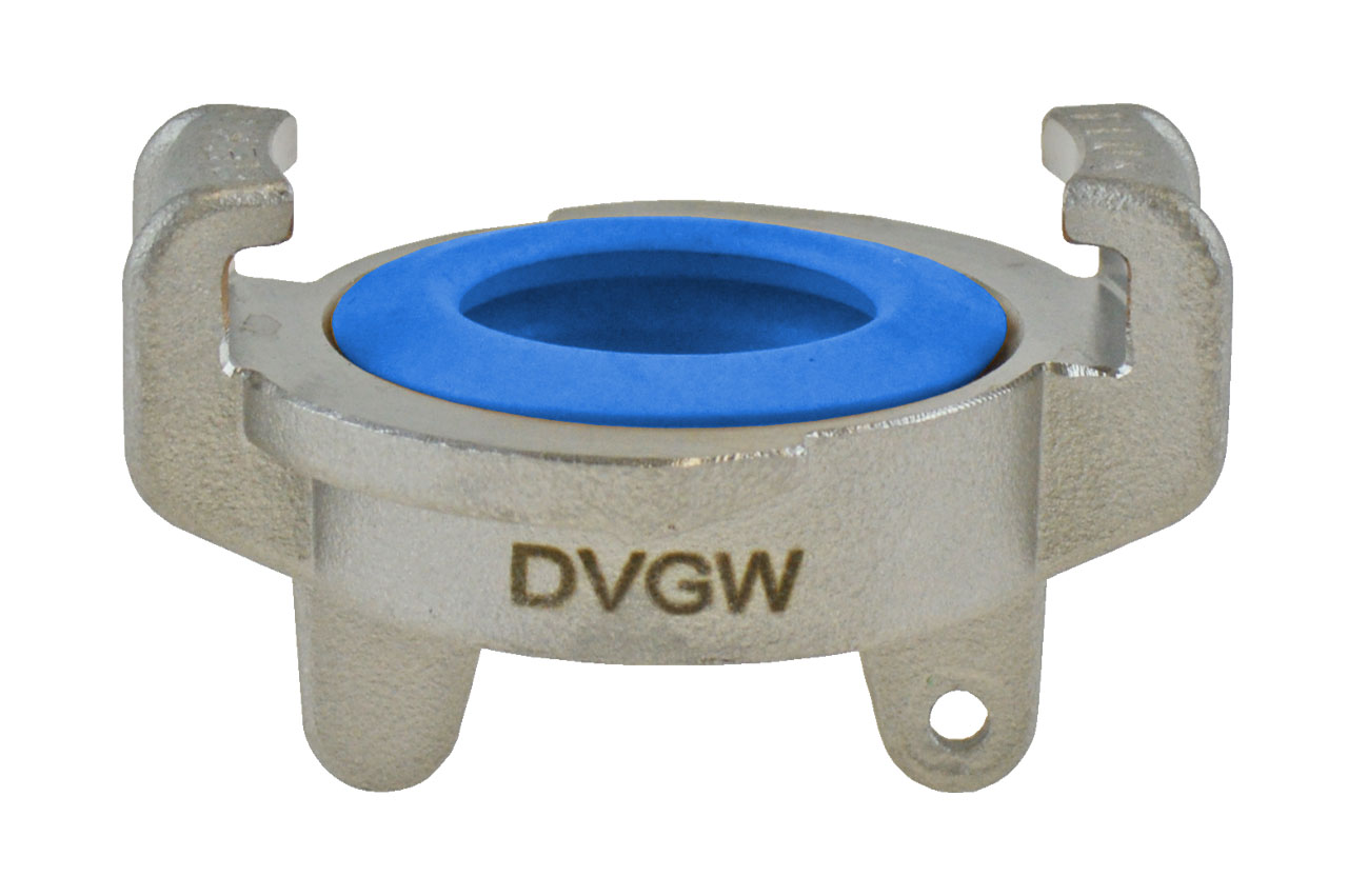 GEKA® plus Blindkupplung EK, KTW, Edelstahl