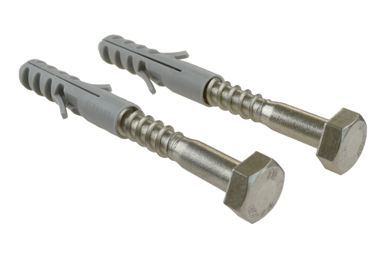 Inklusive Schrauben und Dübel