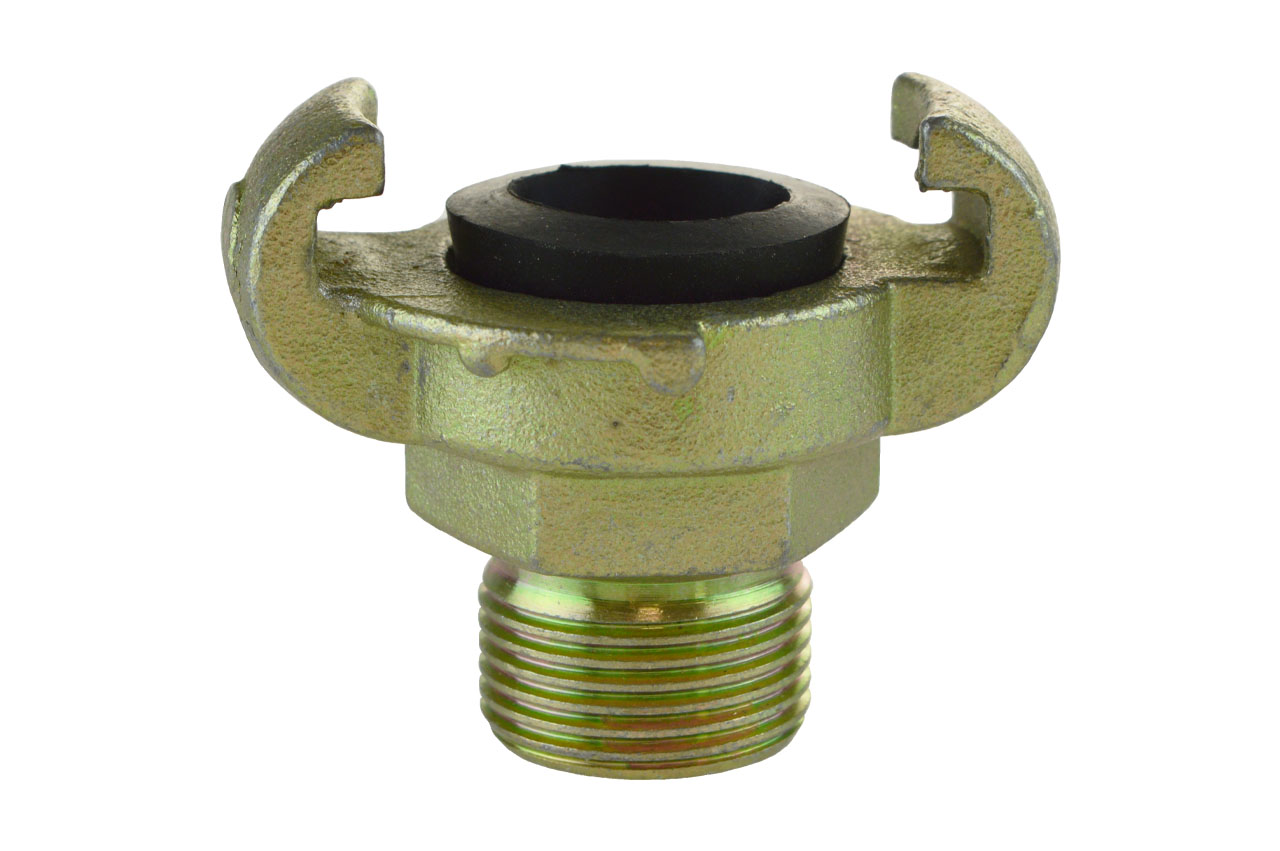 Pressluft-Klauenkupplung mit Außengewinde