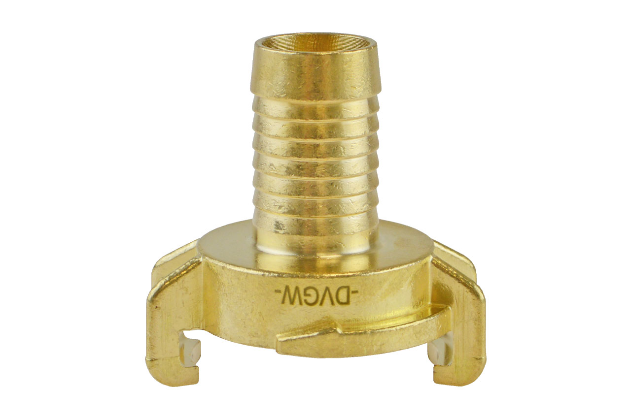 GEKA® plus Schnellkupplung K mit Schlauchtülle, KTW BWGL, Messing