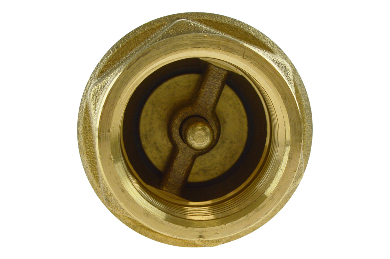 Rückschlagventil mit Innengewinde und Messingkegel, Messing