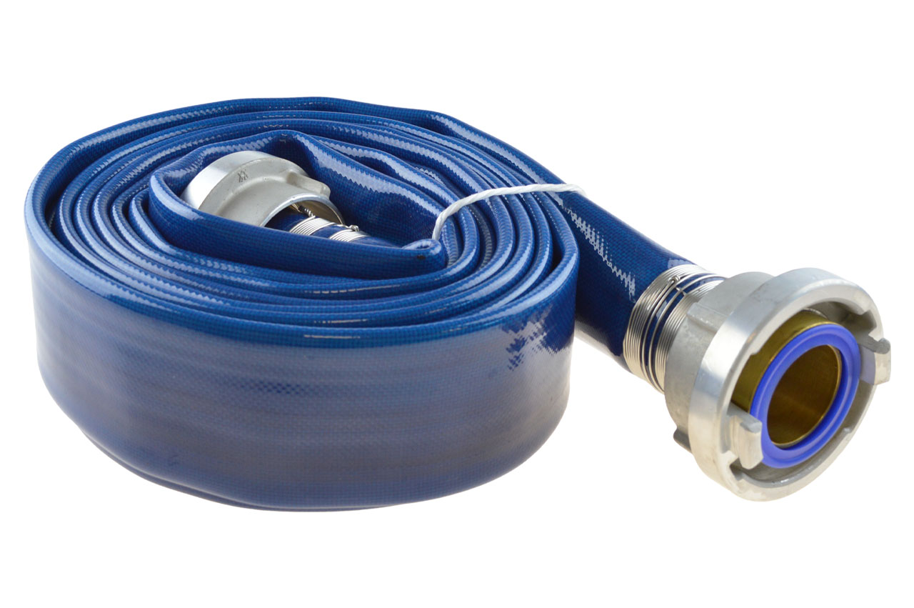 Trinkwasserflachschlauch Aqua PU mit Storz Armaturen