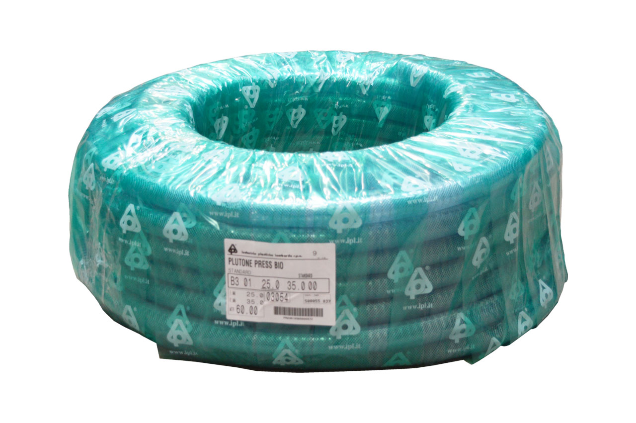 PVC Saugschlauch, Druckschlauch mit Stahlspirale und Gewebe von IPL als Rolle