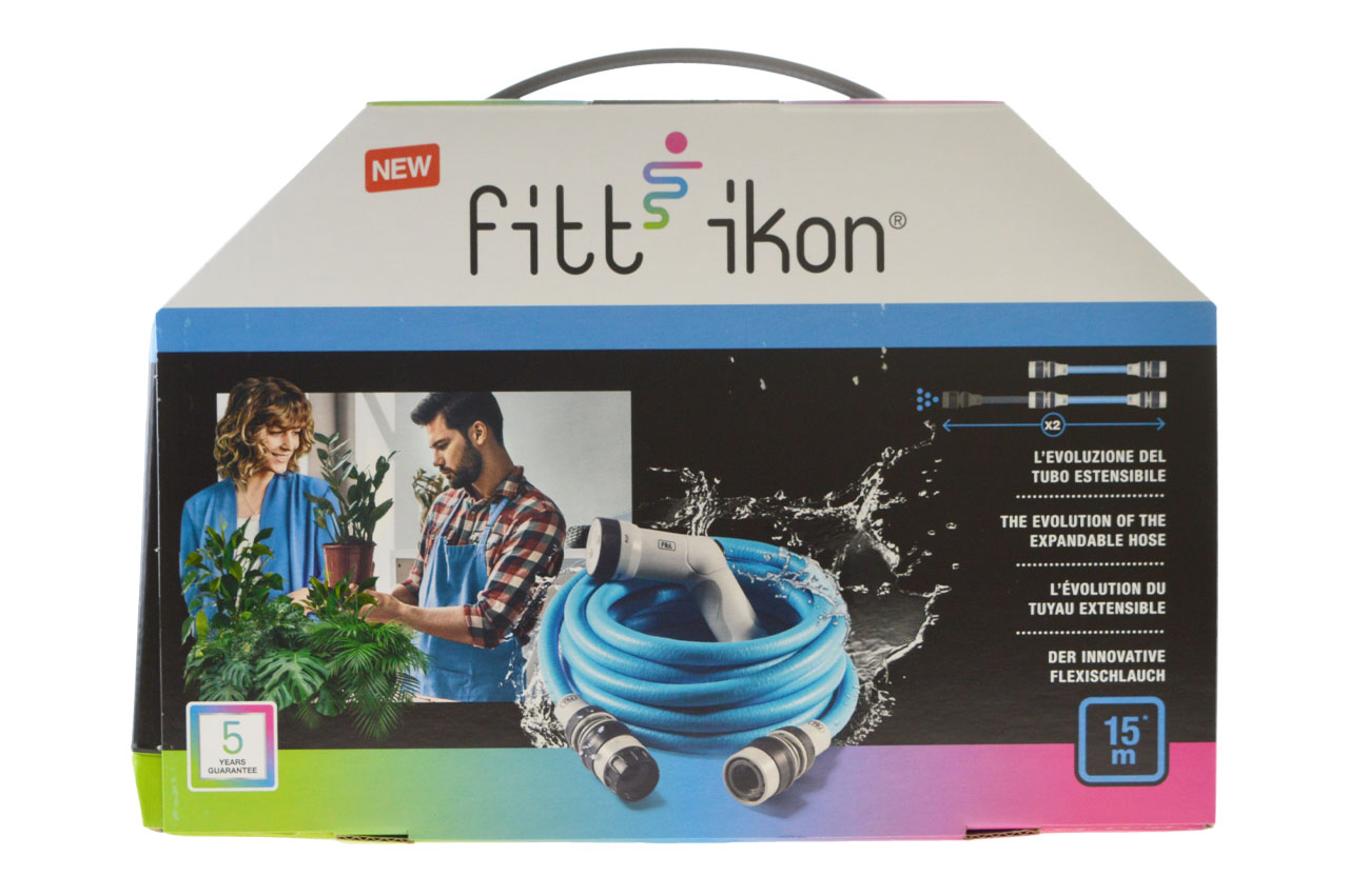 Flexi-Gartenschlauch FITT Ikon - 15 m Komplettset
