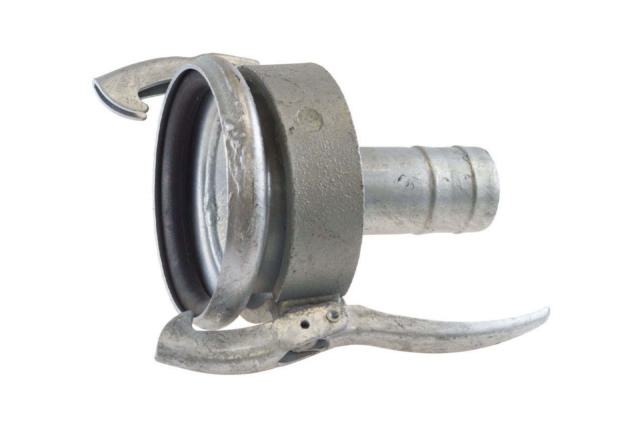 M-Teil mit gesickter Schlauchtülle, System Perrot (KMS-Si), Stahl verzinkt