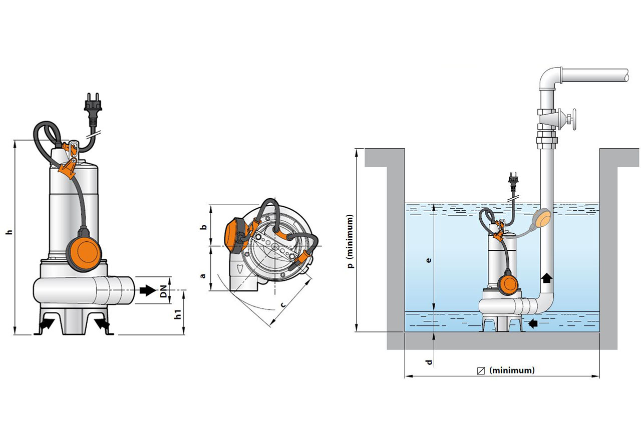 PEDROLLO Tauchmotorpumpe VX-ST, Edelstahl