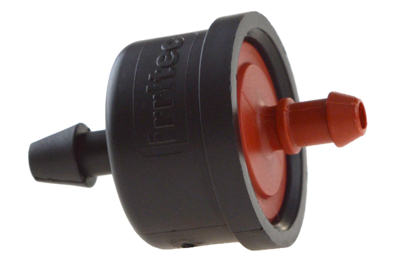 iDrop® DCS multifunktionaler Einzeltropfer, 7,8 l/h, rot für die Mikrobewässerung