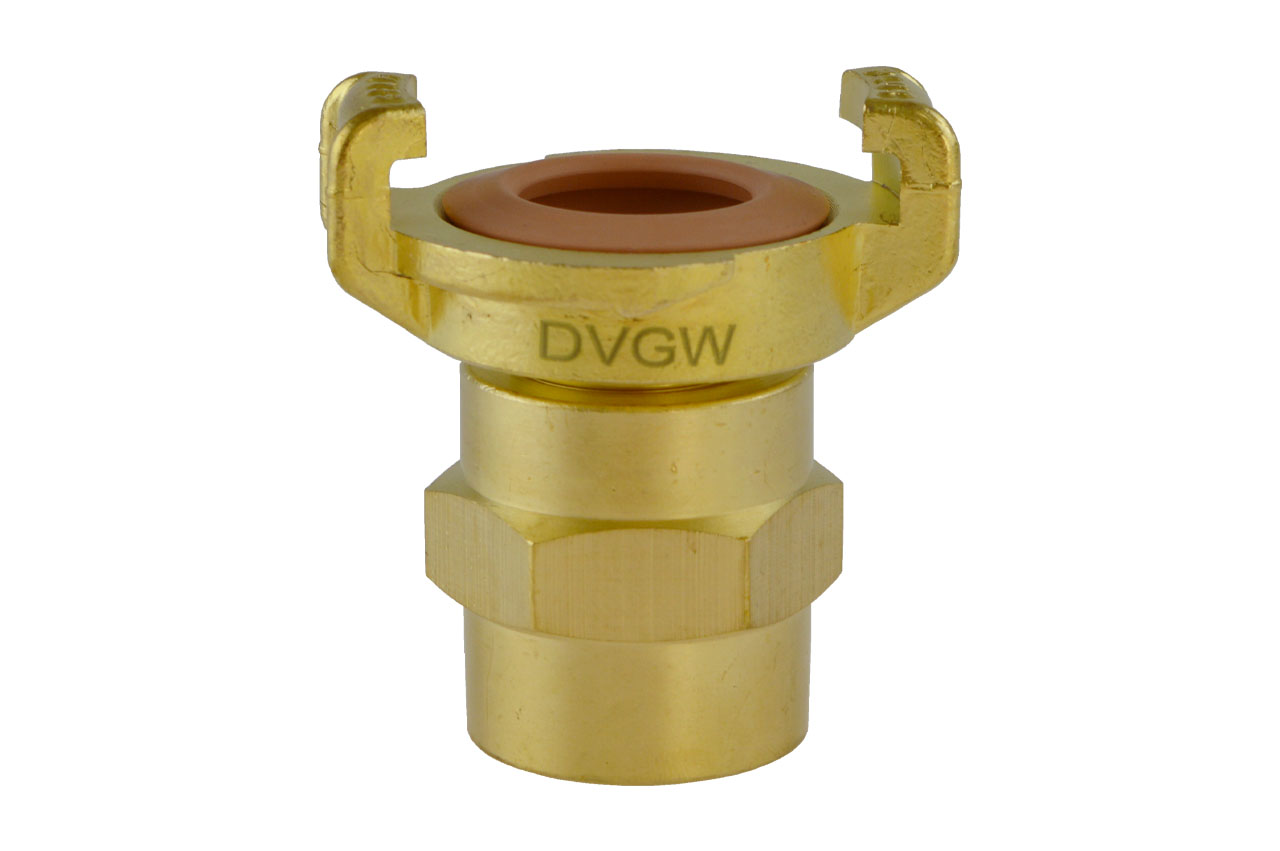 GEKA® plus Schraubkupplung XK, KTW, Messing