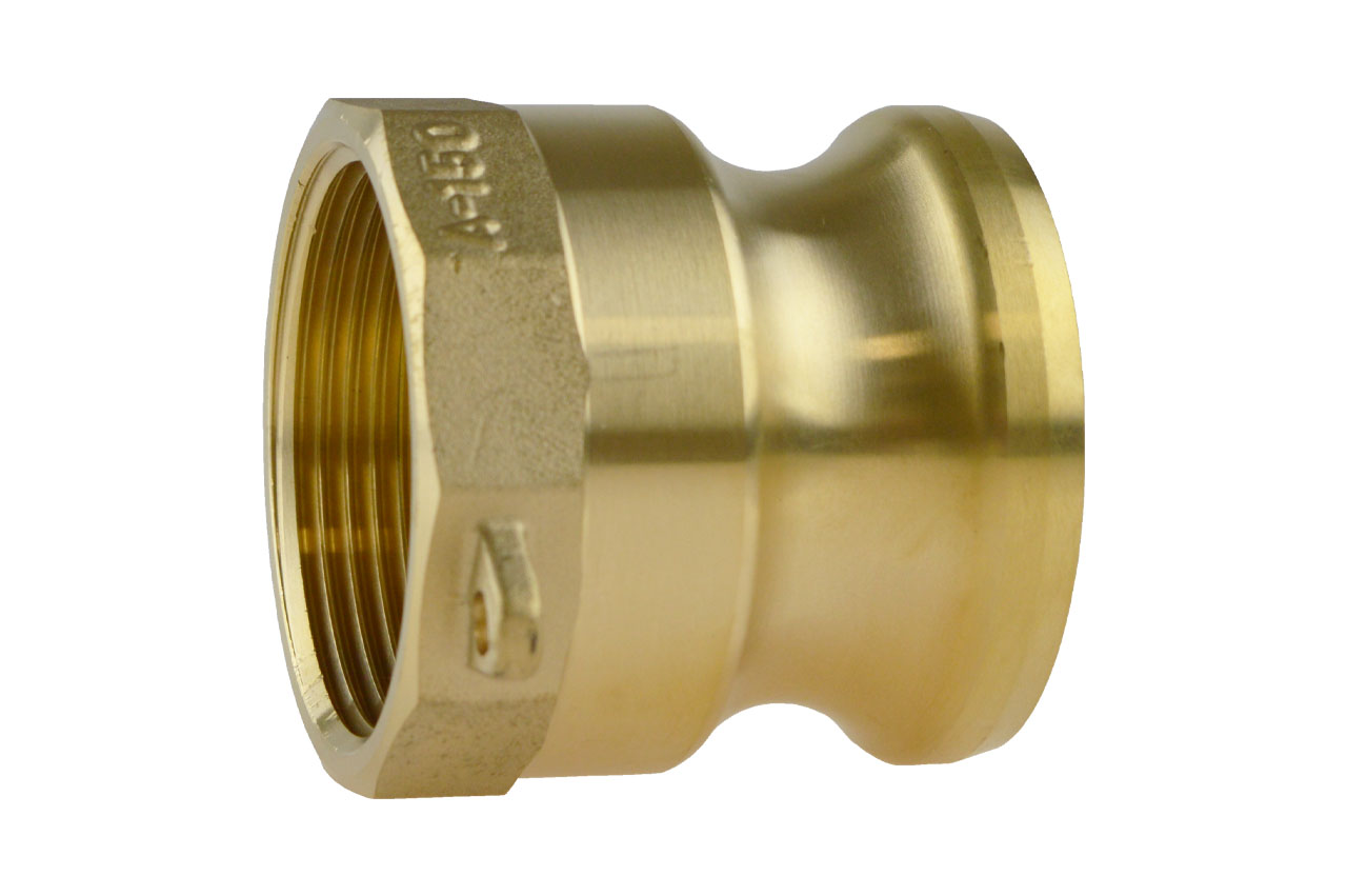 V-Teil mit Innengewinde Typ A, System Kamlock, Messing