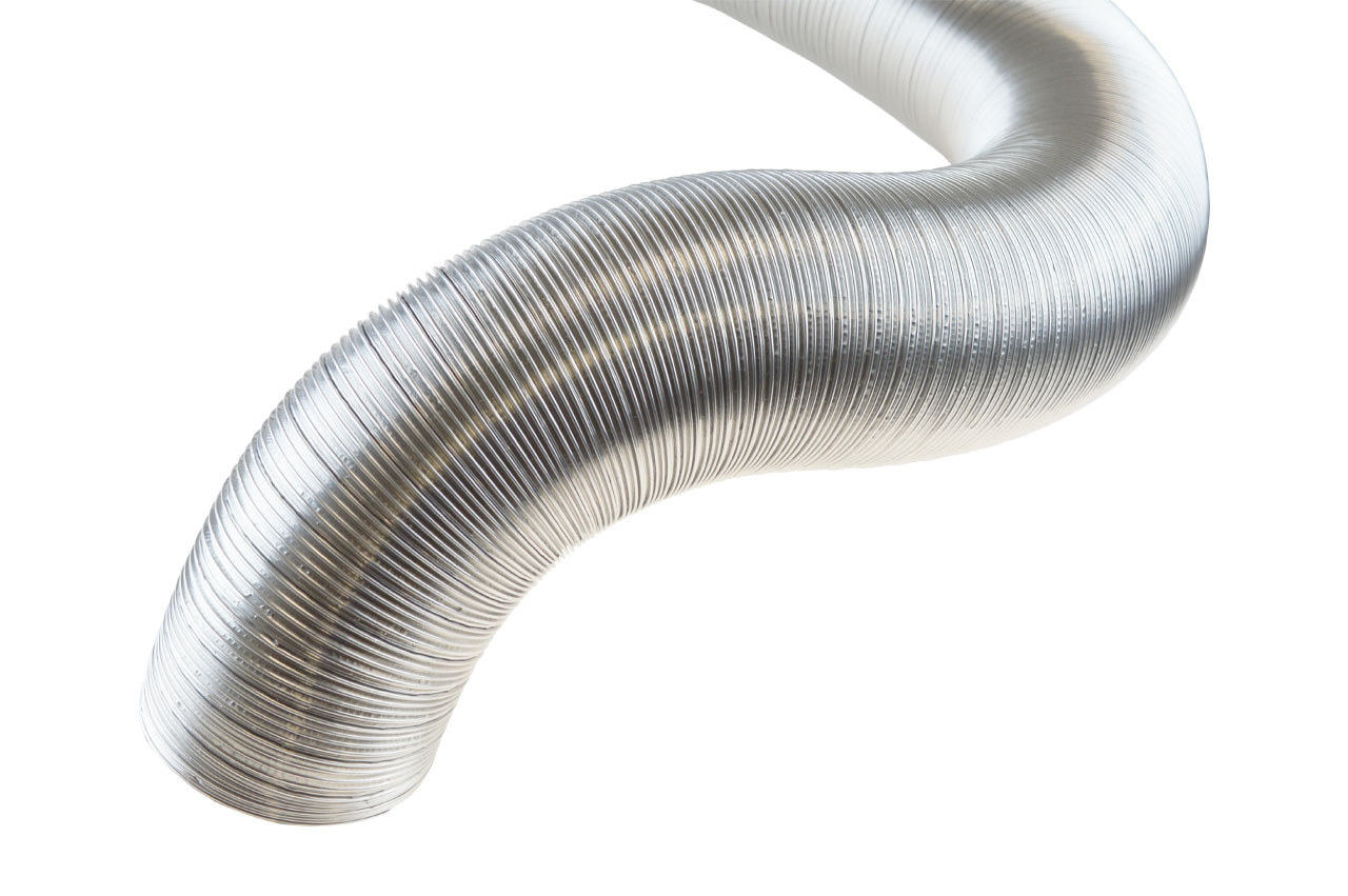 Aluflexrohr, Luftschlauch COMPACDEC, 2-lagig, ausziehbar 5 m