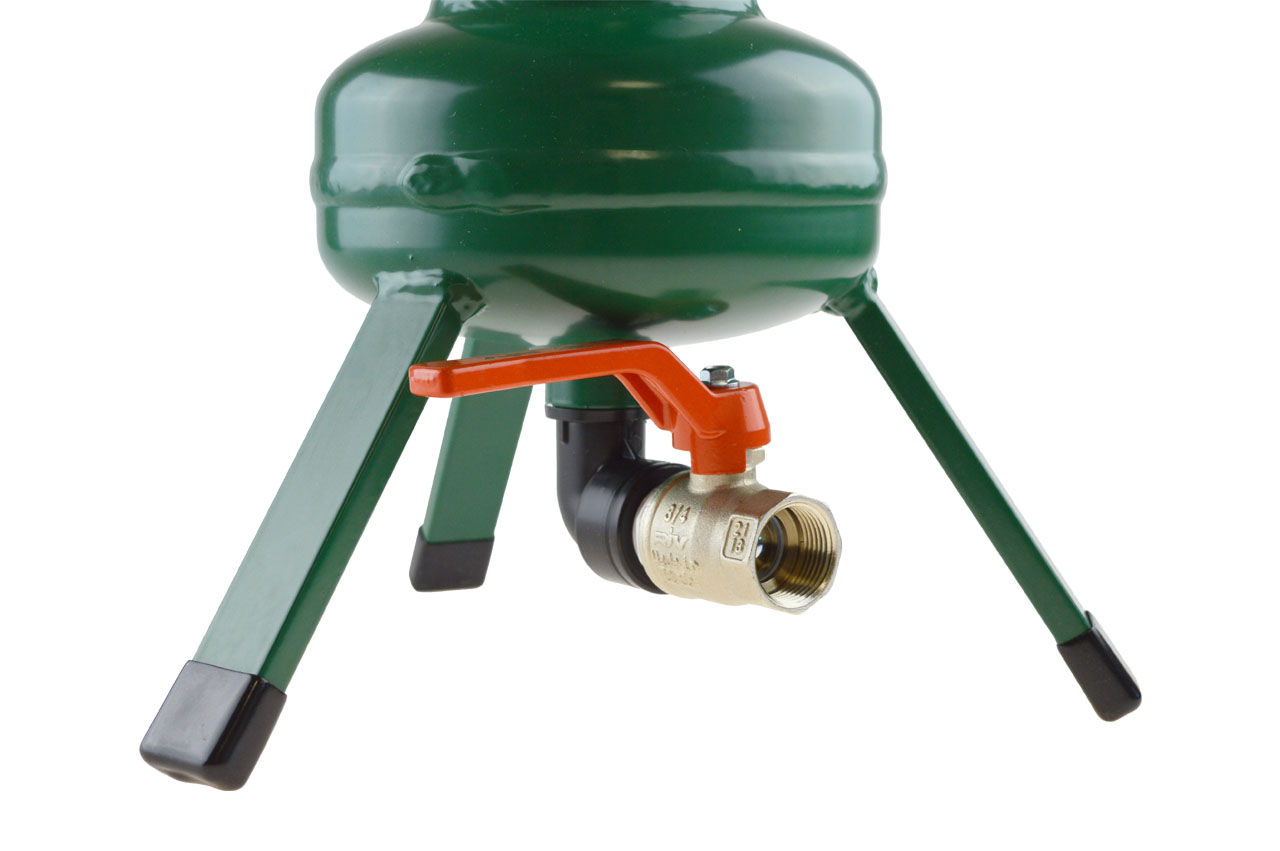 EIV - Hydrozyklon-Filter mit Kugelhahn am Auslauf vom Auffangbehälter