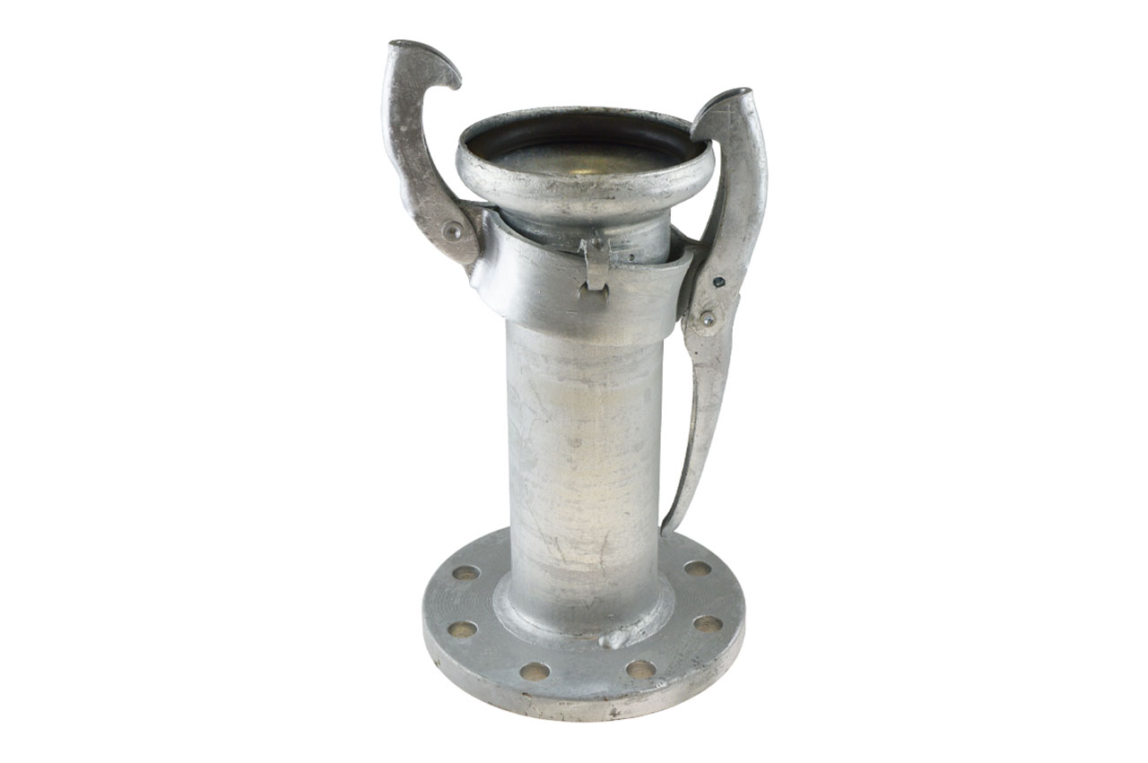 M-Teil mit DIN Flansch, System Perrot (KMF), Stahl verzinkt