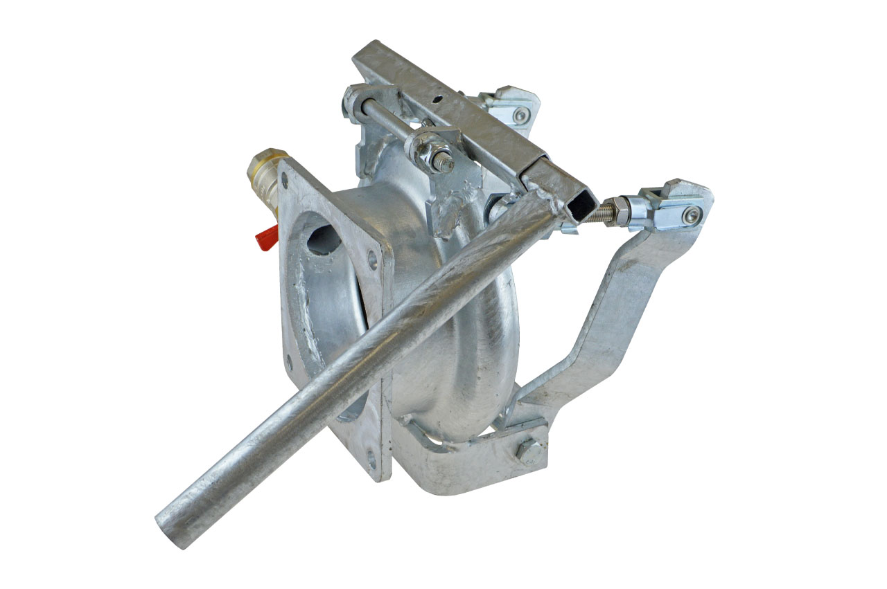 Schnellkuppler M-Teil mit Entlüftungshahn 1", verzinkt