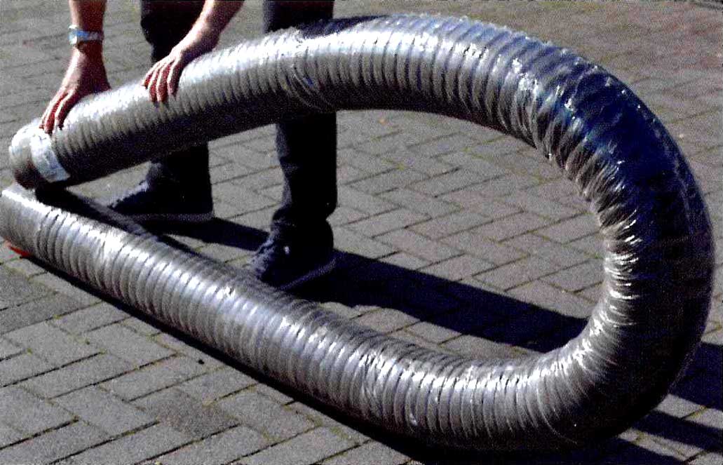 Gummi Saug- und Druckschlauch mit spiralfreien Muffen - NOBRA KING