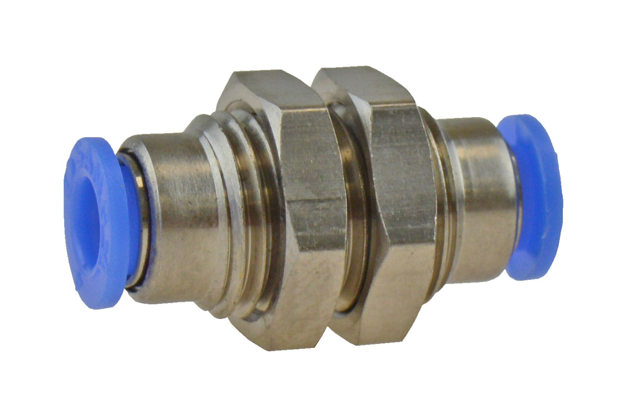 Adapter Fitting AN6 Auf M12 - Schwarz Aluminium Verbinder