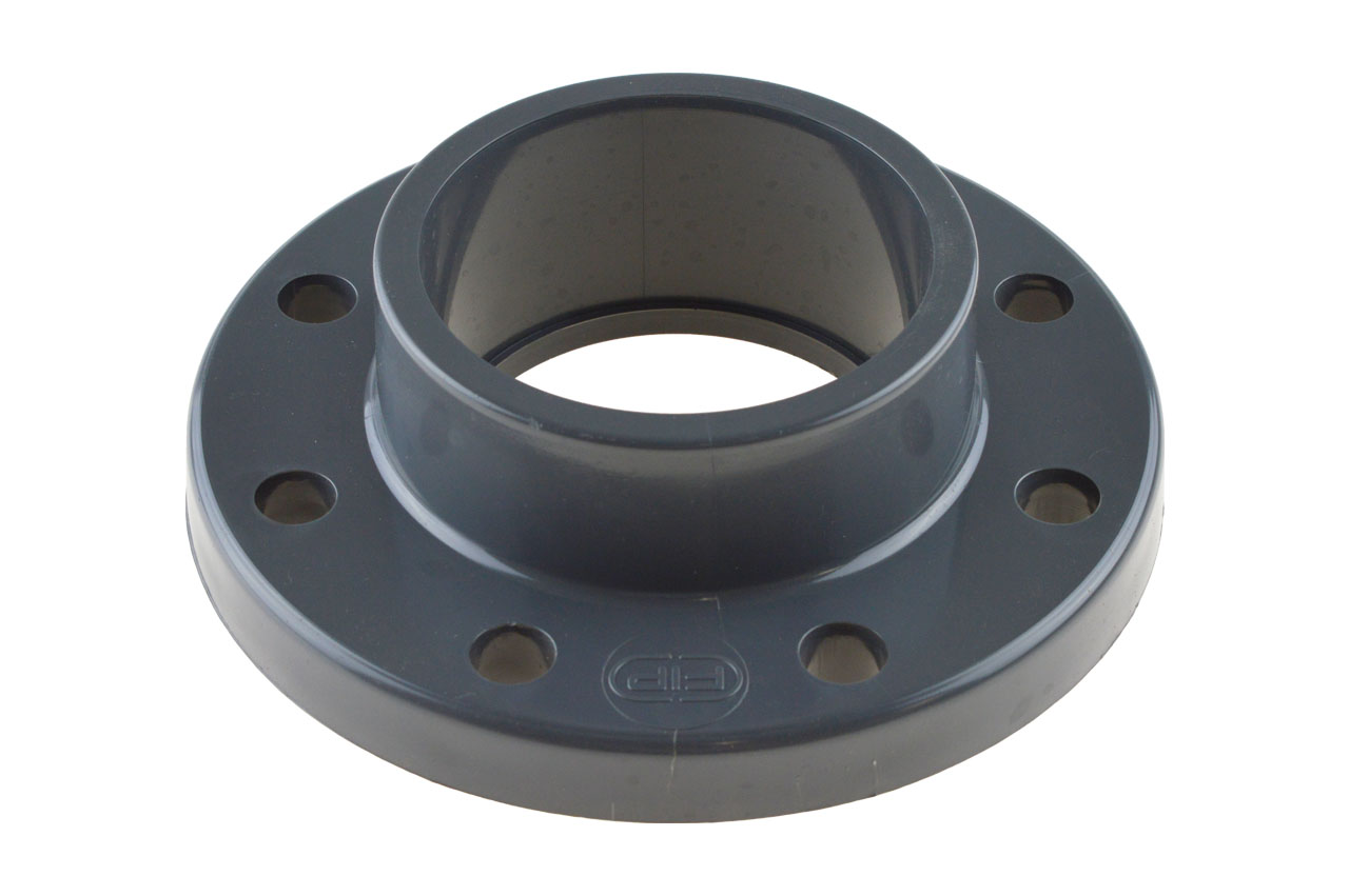 Bundbuchse als Klebeflansch, PVC-U