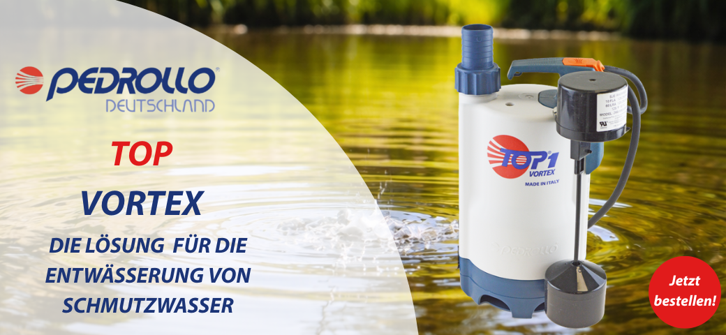 PEDROLLO Tauchmotorpumpe TOP-VORTEX