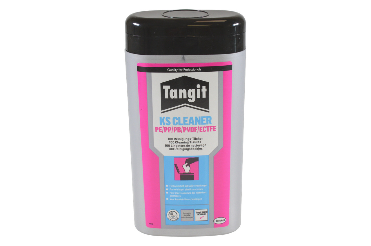 Tangit Reinigungstücher für PE / PP / PB / PVDF, Inhalt 100 Stück