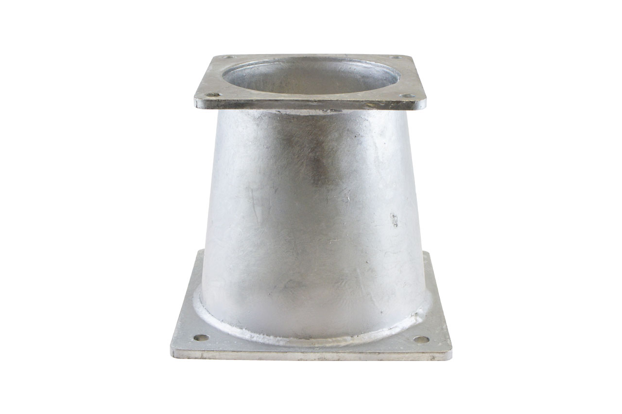 Flanschreduzierung 6" / 8", Stahl verzinkt