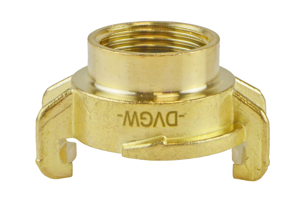 GEKA® plus Schnellkupplung K mit Innengewinde, KTW BWGL, Messing