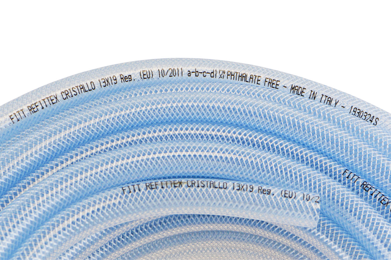 PVC Gewebeschlauch, Druckschlauch FITT Refittex Cristallo