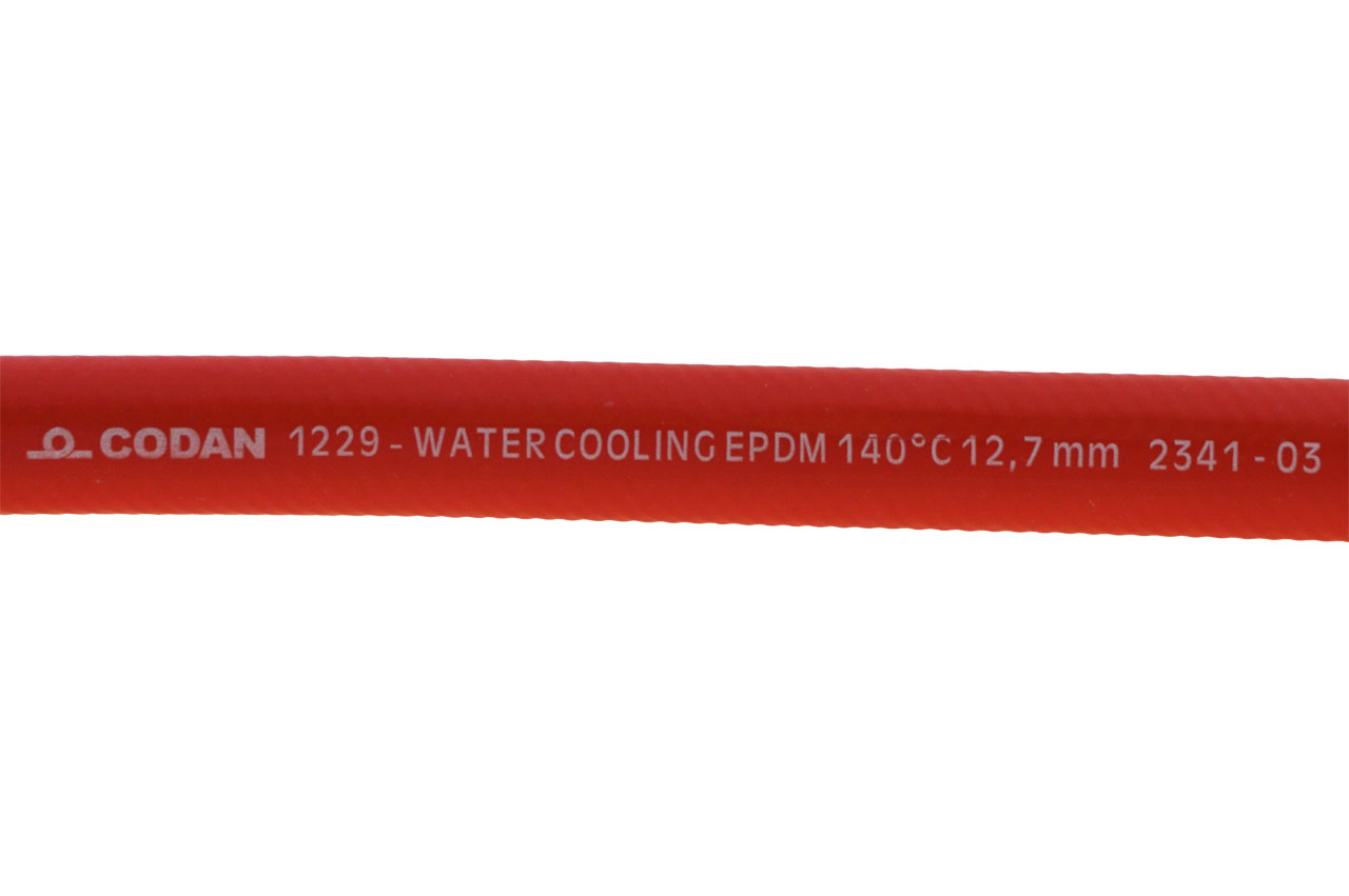 EPDM Heißwasserschlauch CODAN 1229, rot (+140°C)
