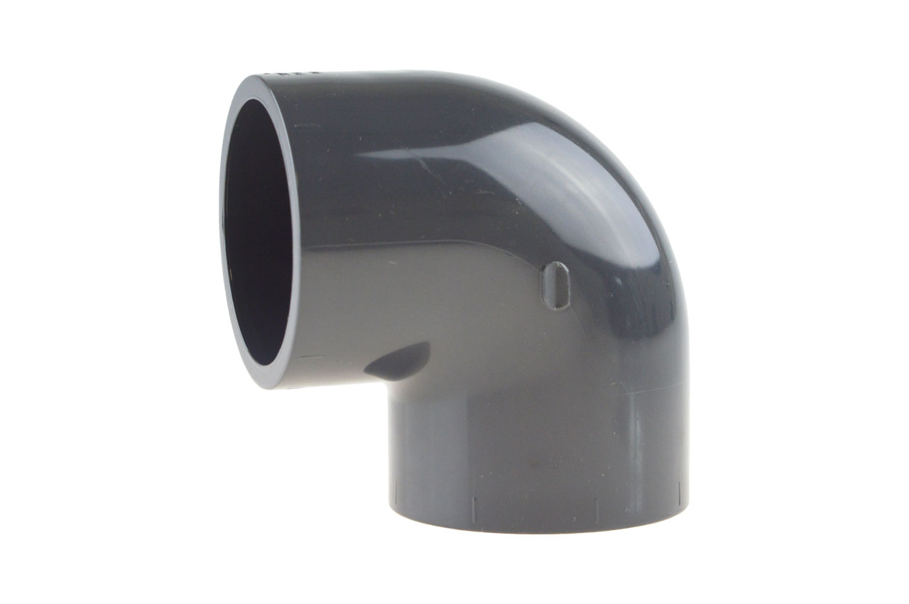 Winkel 90° mit Klebemuffen, PVC-U