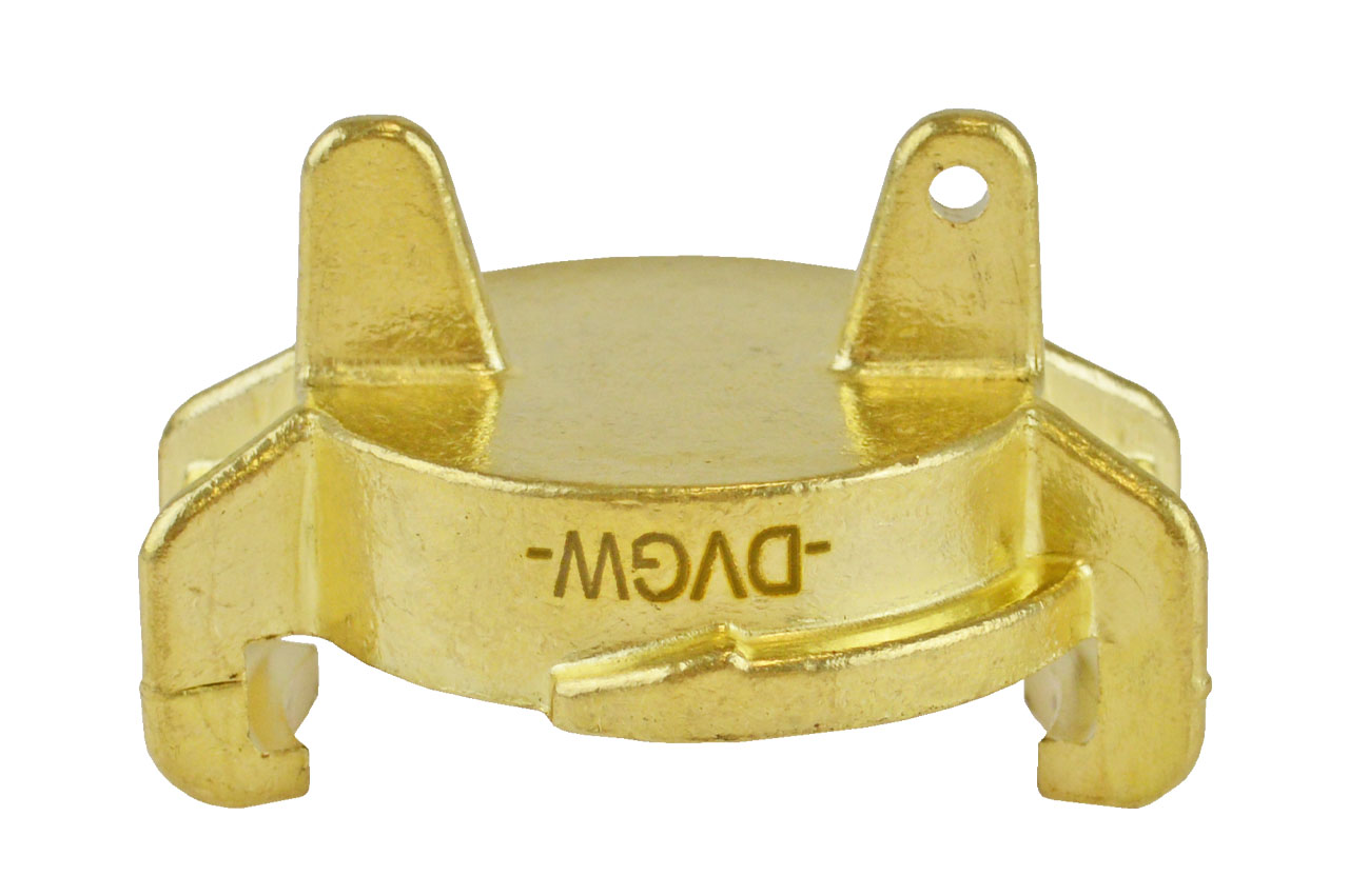 GEKA® plus Blindkupplung K, KTW BWGL, Messing