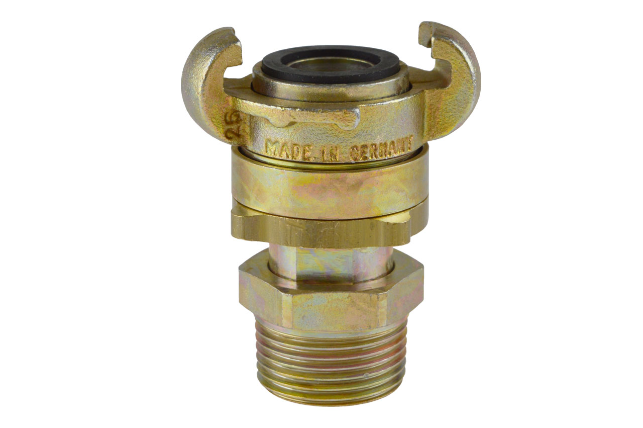 Pressluft-Sicherheitskupplung mit Außengewinde, DIN 3238