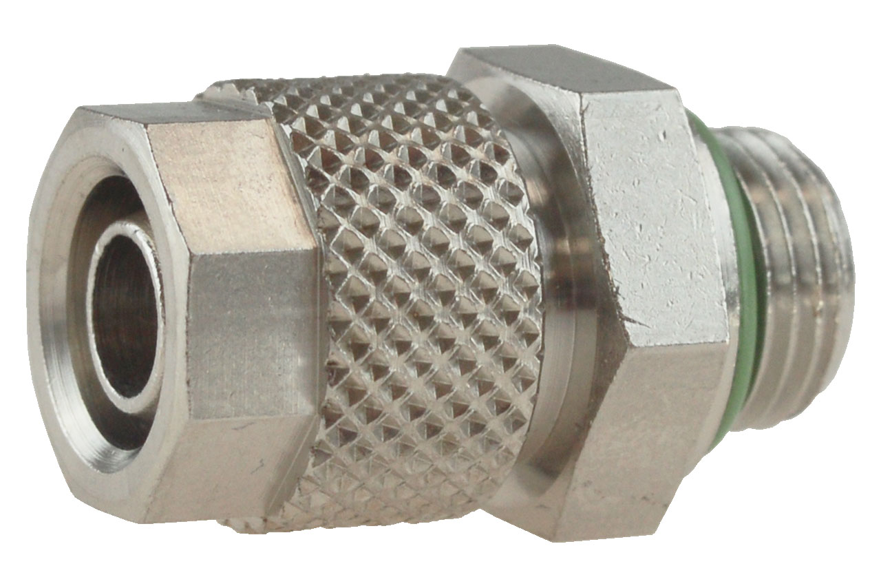 Gerade CK-Verschraubung mit FKM-Dichtung