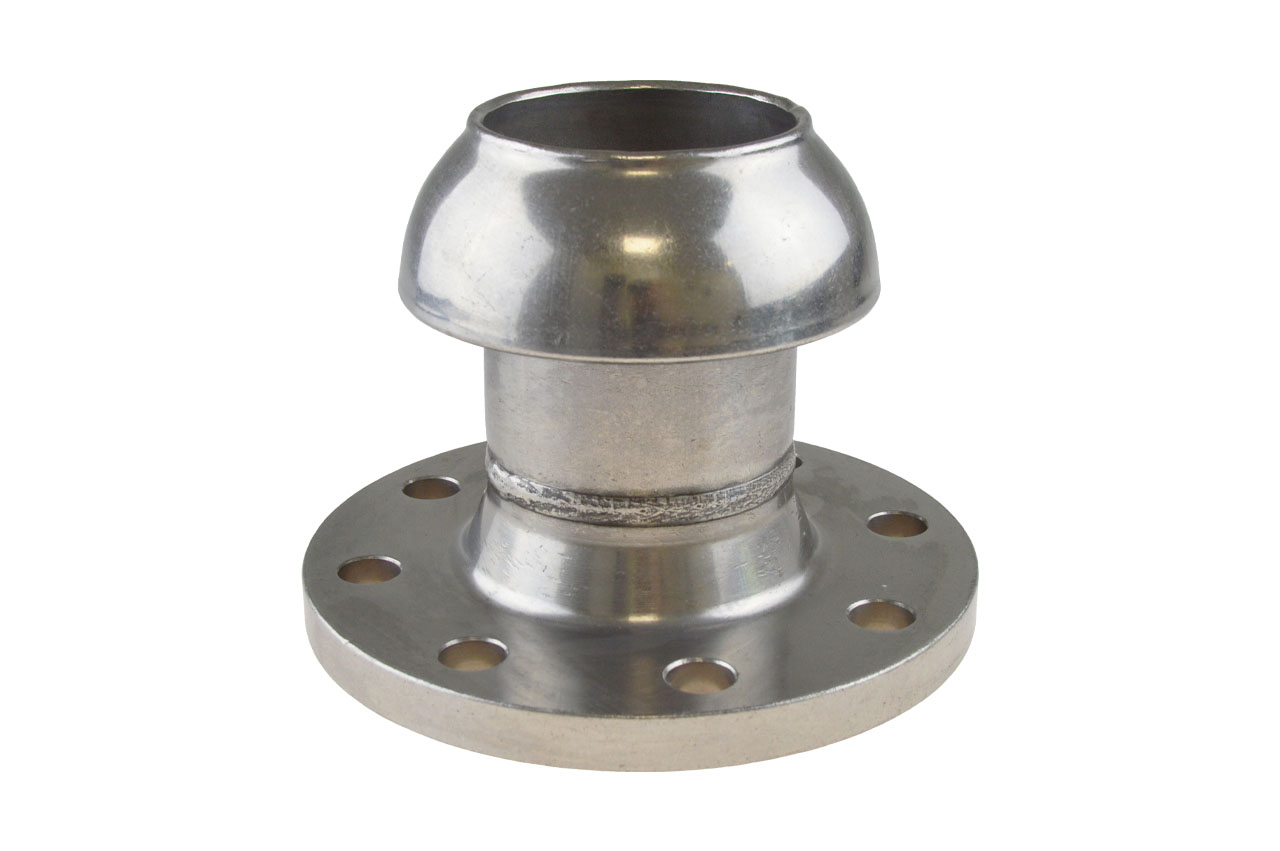 V-Teil mit DIN Flansch, System Perrot (KVF), Edelstahl