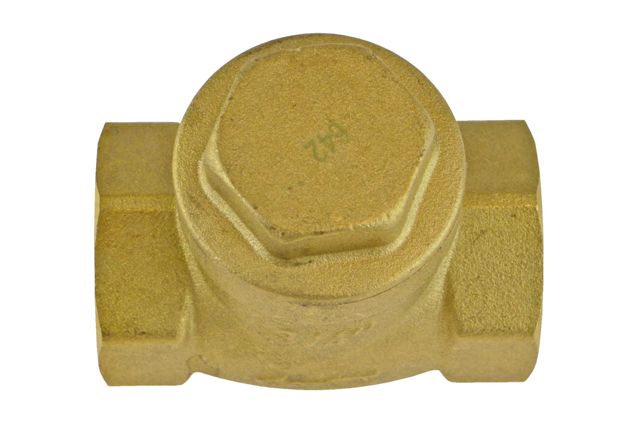 Rückschlagklappe mit Innengewinde, Messing