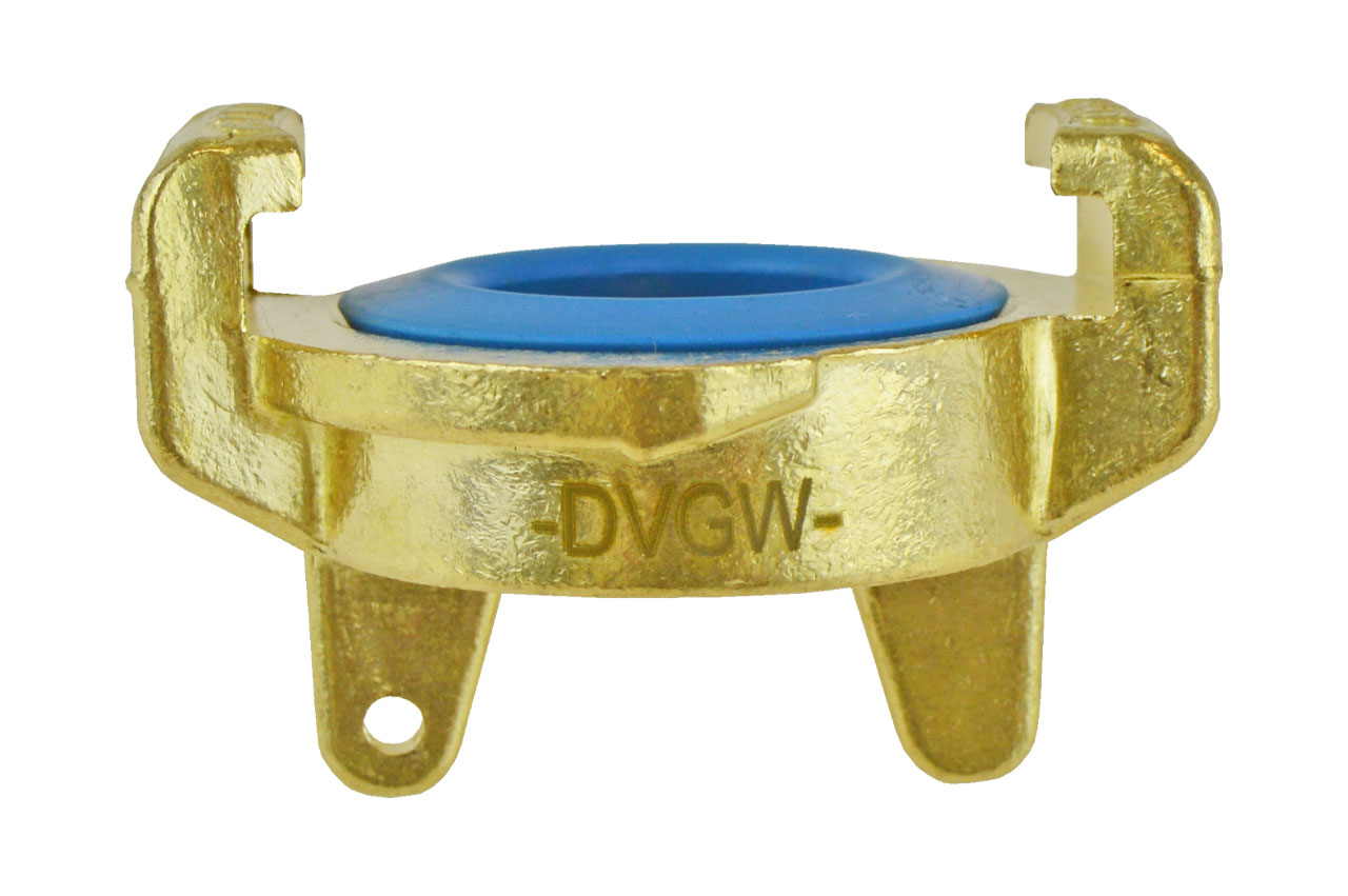 GEKA® plus Blindkupplung K, KTW BWGL, Messing