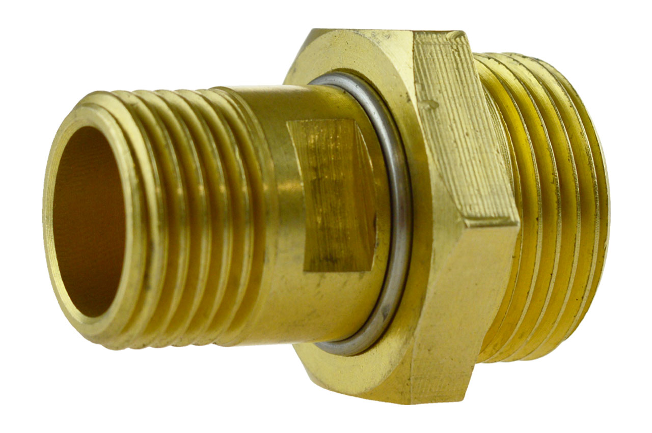 GEKA® plus Reduziernippel mit Außengewinde drehbar, Messing GEKA® plus Reduziernippel mit Außengewinde drehbar, Messing