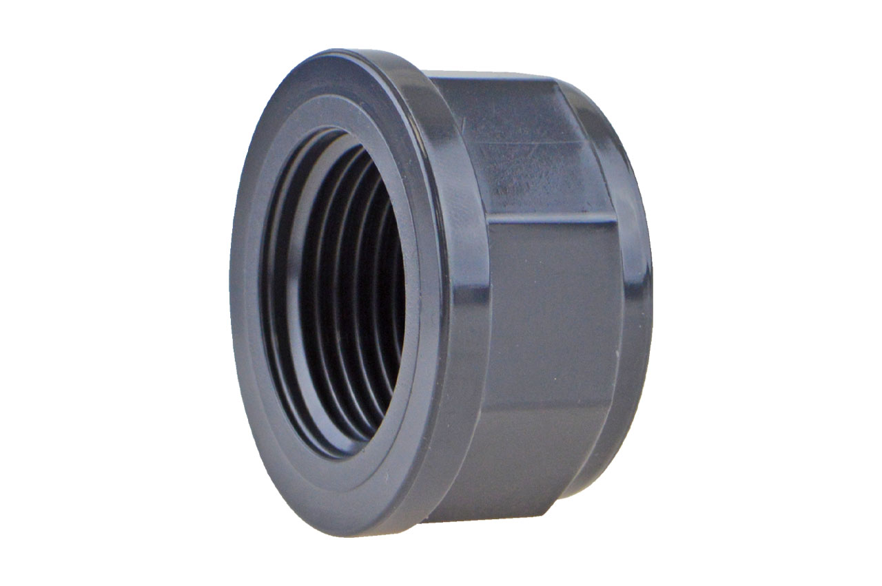 Gewindekappe mit Innengewinde, PVC-U