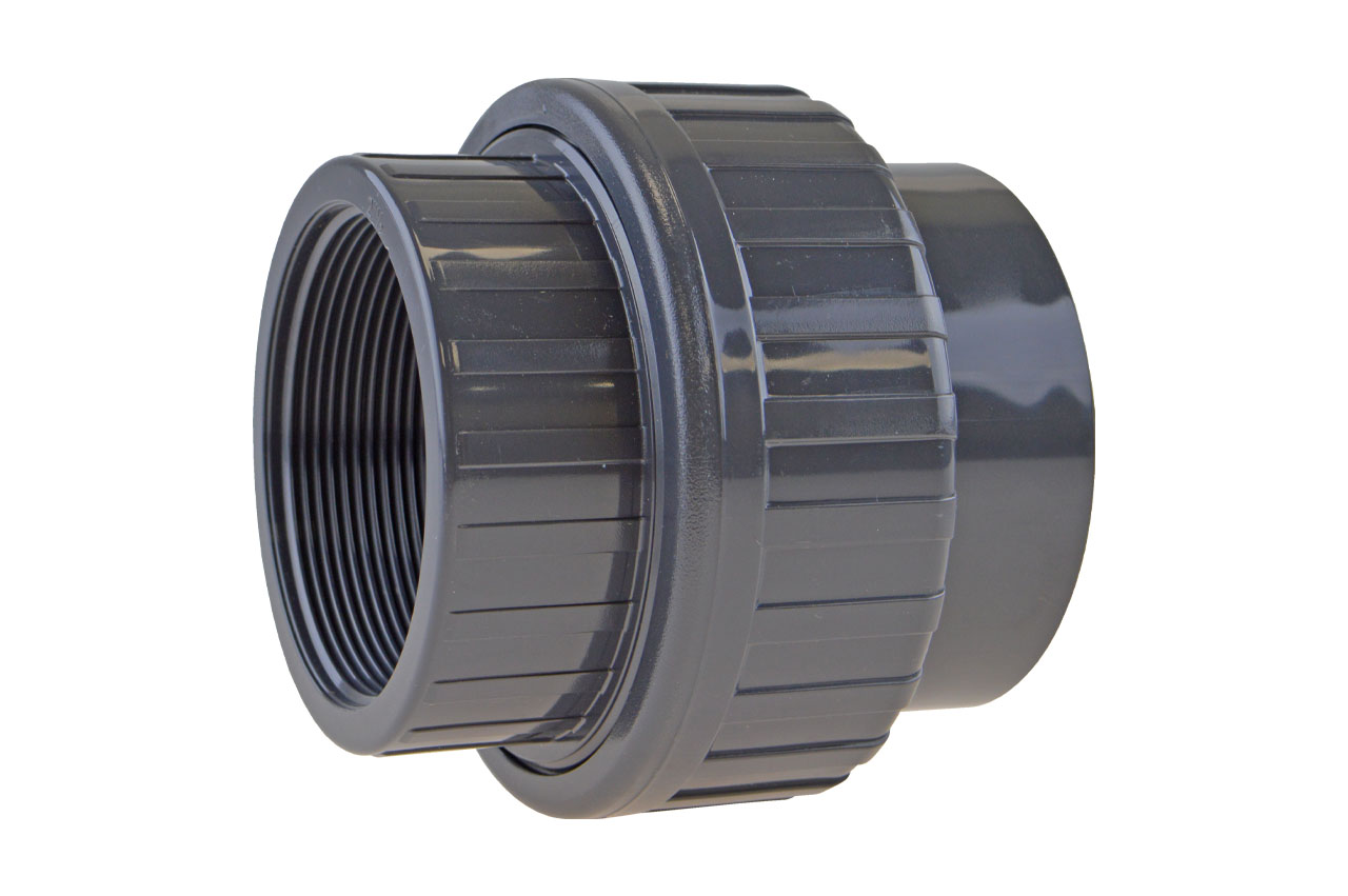 Verschraubung mit Klebemuffe und Innengewinde, PVC-U