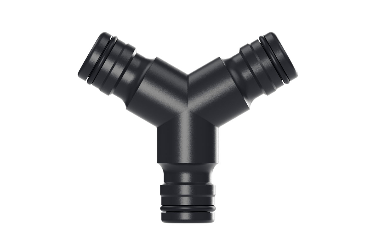 Claber Max-Flow Y-Stück / 3-Wege-Verteiler - Aquamaster Claber Max-Flow Y-Stück / 3-Wege-Verteiler - Aquamaster