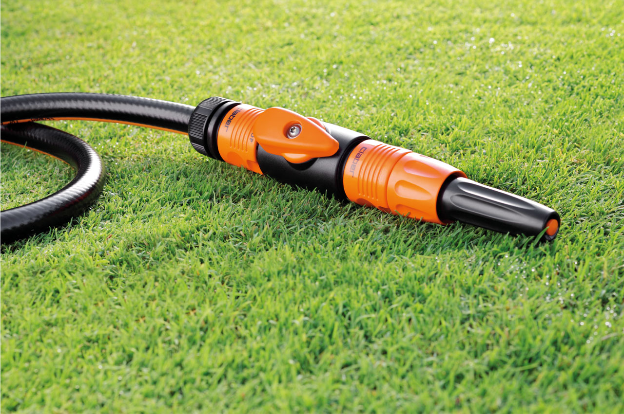 Claber Schnellkupplung mit Regulierungs- und Absperrventil