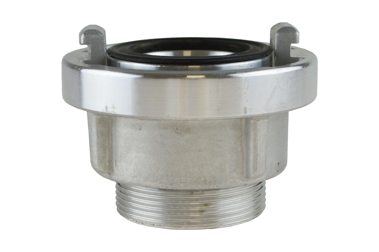 Kupplung mit Außengewinde, System Storz, drehbar, Aluminium geschmiedet