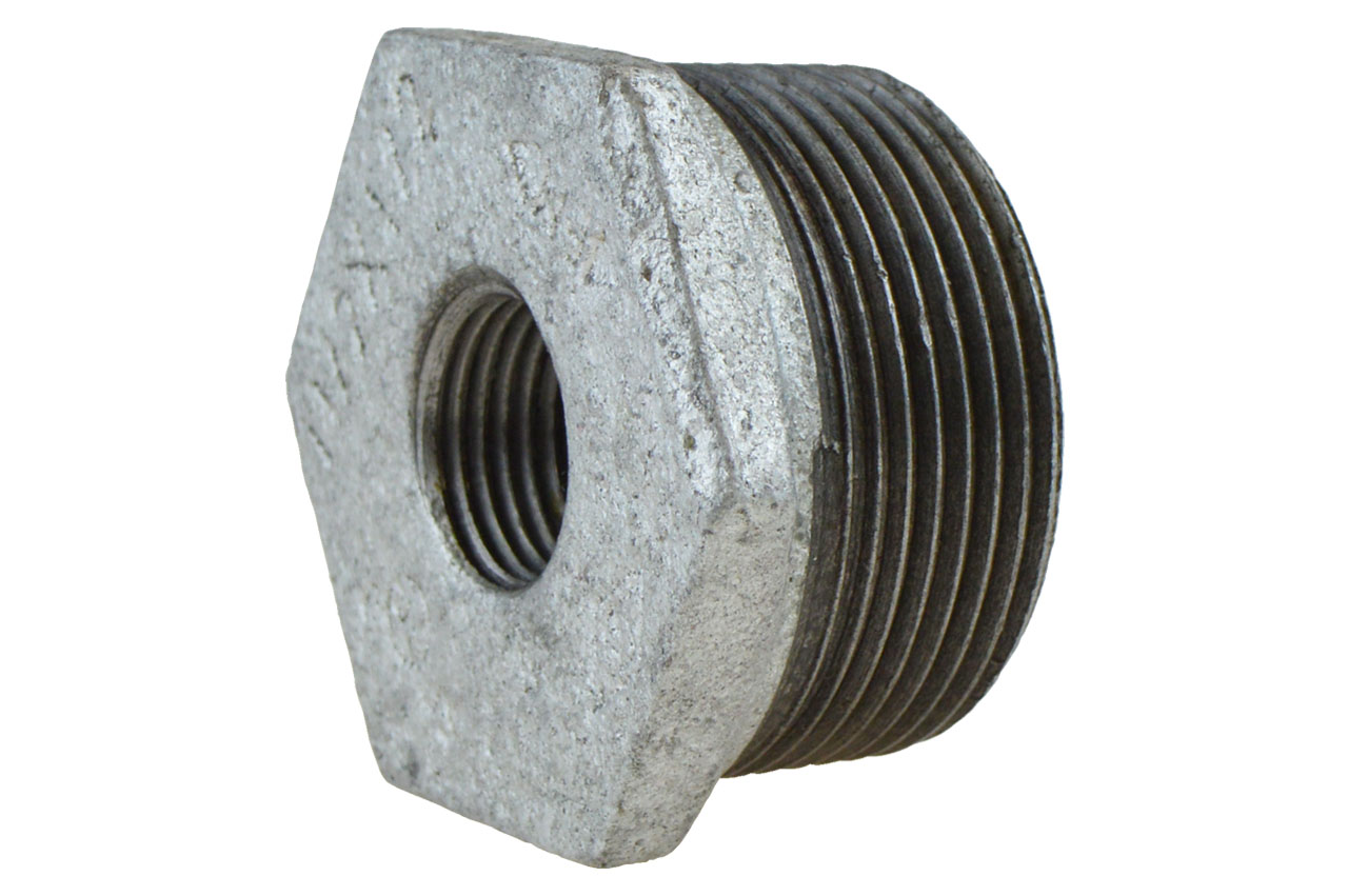 Reduzierstück Nr. 241 mit Außen- auf Innengewinde, Temperguss