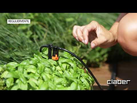 Claber einstellbarer Reihentropfer 0 bis 10 l/h Plus (10 Stück)