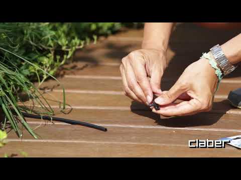 Claber Steckverbinder 90° für Mikroschlauch 4 x 6 mm (10 Stück)