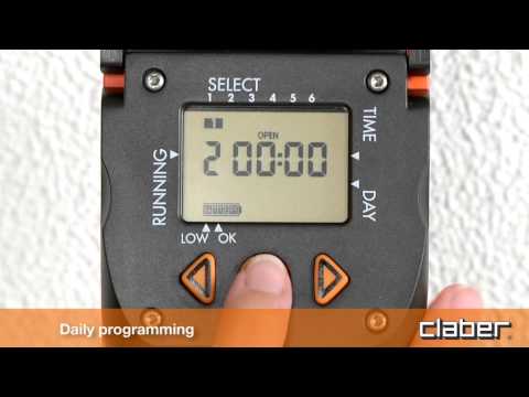 Claber Bewässerungscomputer AQUAUNO VIDEO-6 PLUS