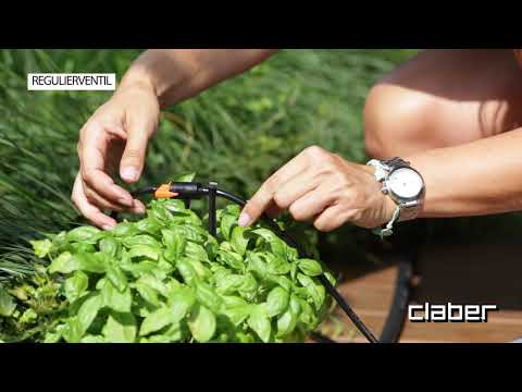 Claber einstellbarer Reihentropfer 0 bis 6 l/h (10 Stück)