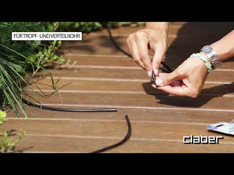 Claber T-Steckverbinder für Mikroschlauch 4 x 6 mm (10 Stück)