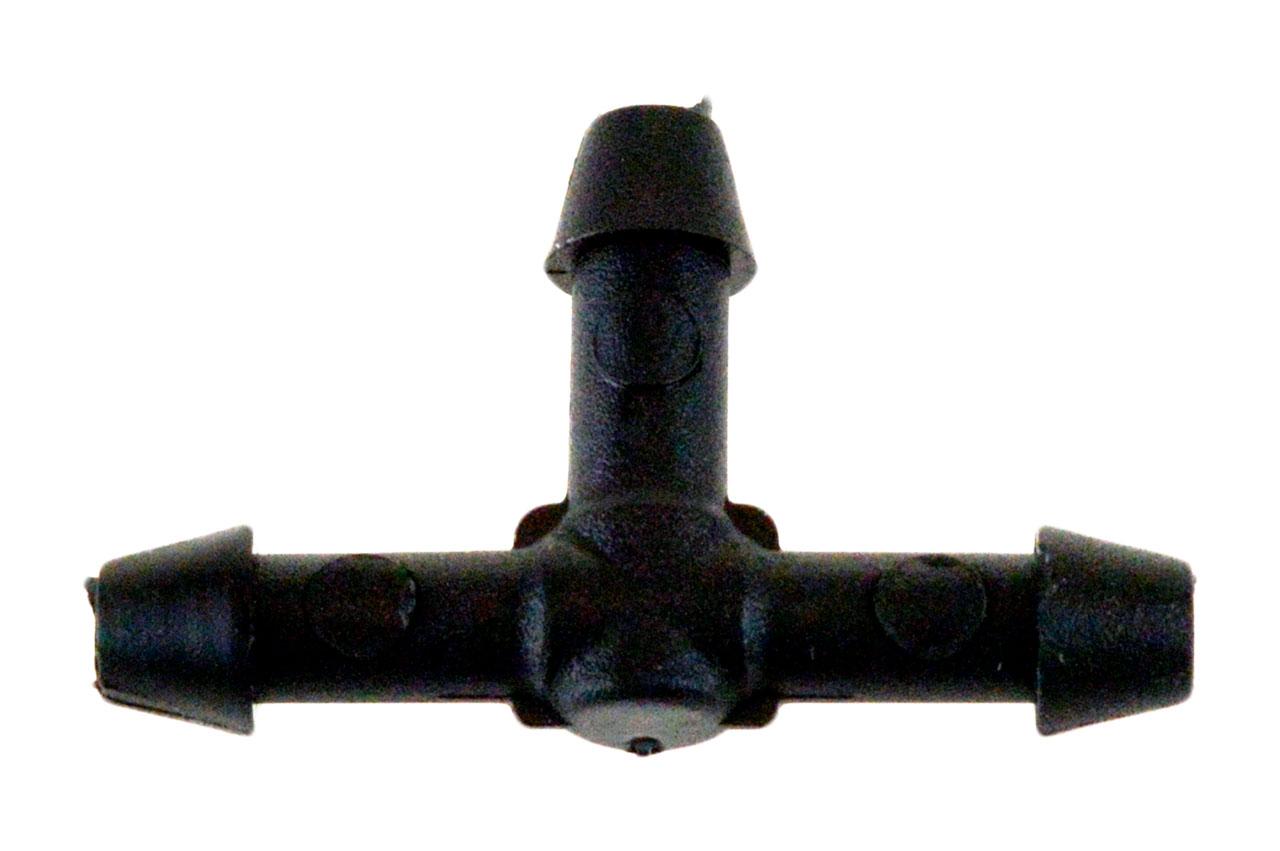 thumbnail image 2 of 4x T-Shaped Hose Connectors 6mm/4mm - Black Plastic, RGV 86F, Fuel & Oil Resistant 2 of 6