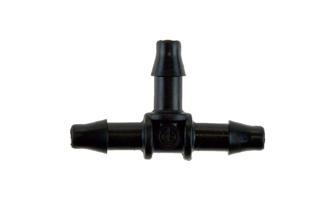 REKUBIK Mikroschlauch T-Stück 4mm – 10 Stück, Mit Stachel Für Bewässerung & Aquaristik